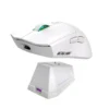 JEDEL WD139 Rechargeable Wireless + Bluetooth Double Mode and Rechargeable Gaming Mouse White