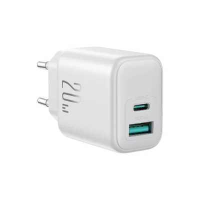 Joyroom JR-TCF21 20W Dual-Port (A+C) Charger EU - White