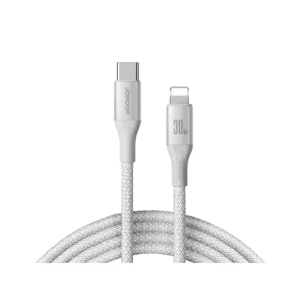 Joyroom S-A28 30W Fast Charging Data Cable USB-A To Lightning 1M - White