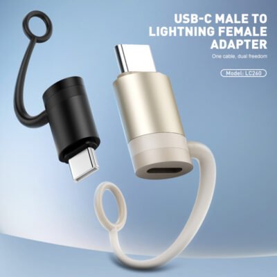 LDNIO LC260 Type‐C to Lightning PD Fast Charging Adapter