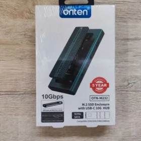 ONTEN M232 NVME M.2 ENCLOURE+DUAL USB+TYPE C