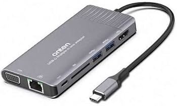 Onten 95117 8 in 1 Type-C Multi Function Hub Dock Station