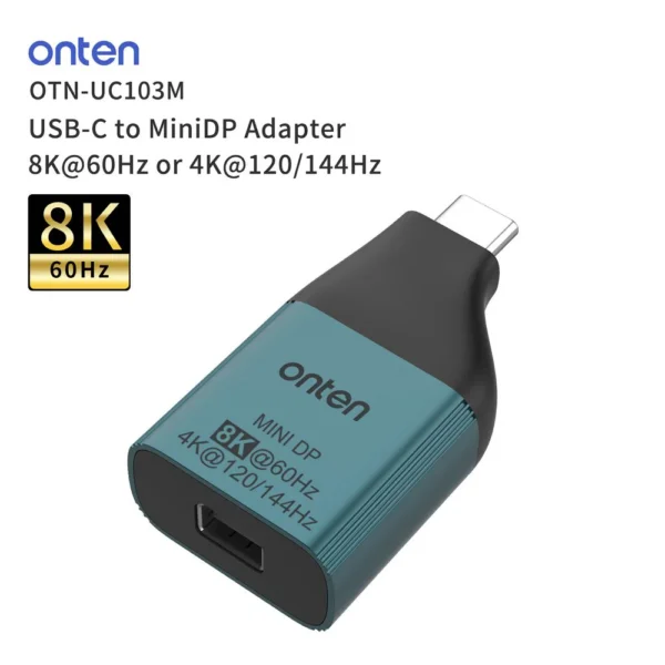 Onten OTN-UC103M USB-C to Mini DP Adapter