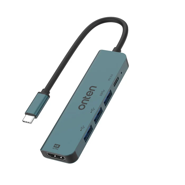 Onten UC907 5-in-1 USB-C Multifunctional docking station Hub