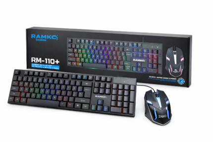 RAMKO RM110+ RGB Backlight Keyboard and Mouse Set