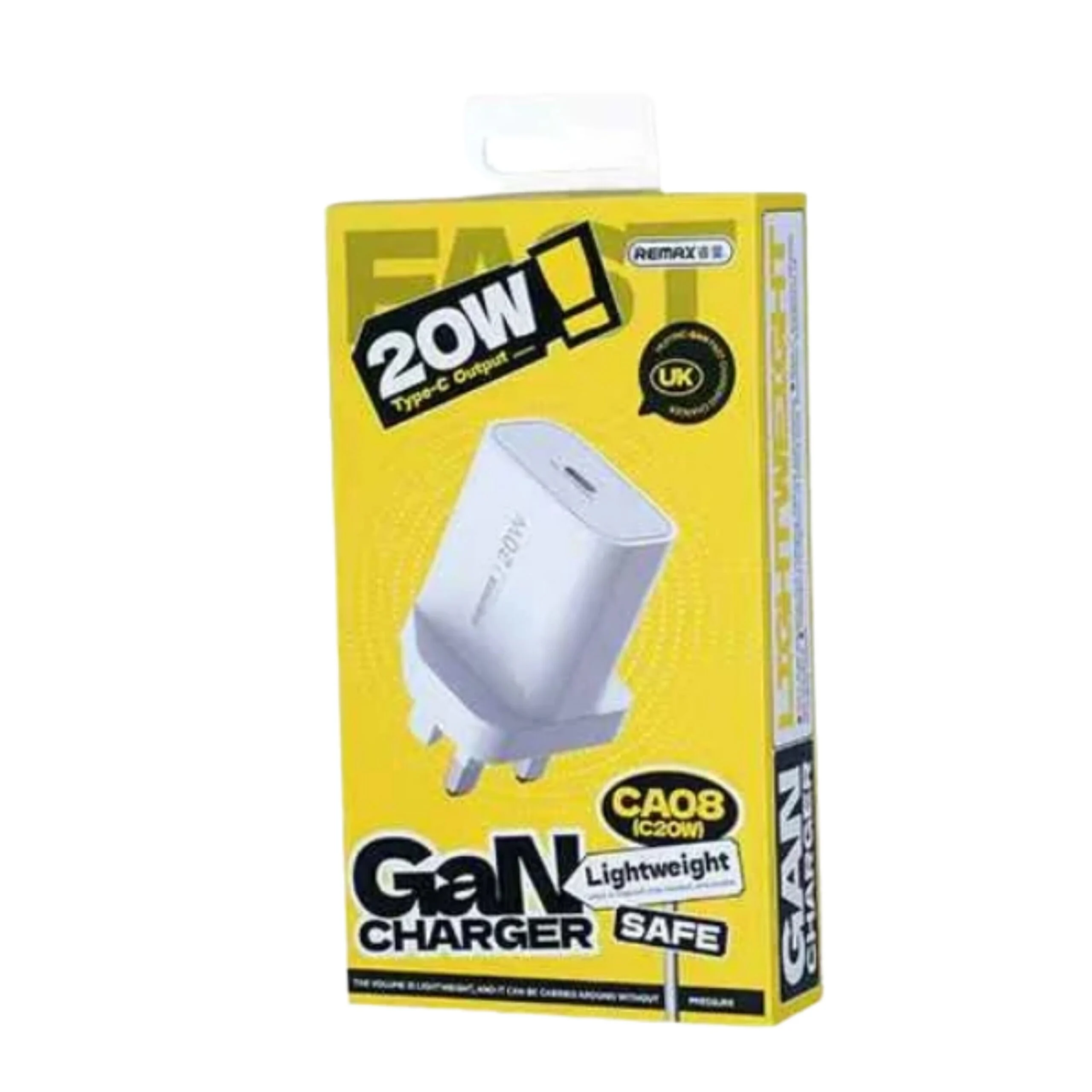 REMAX CA08 (C20W) Huiying GaN Fast Charging Charger