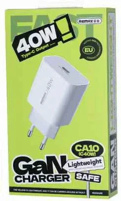 REMAX CA10 (C40W) Huiying GaN Fast Charging Charger