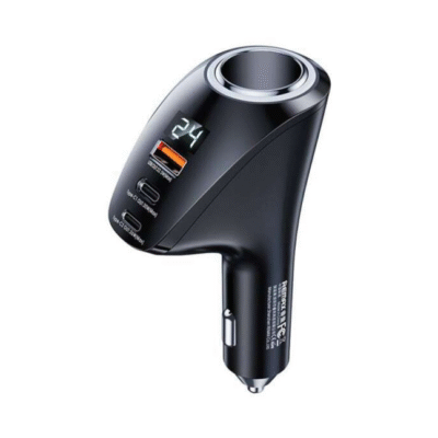REMAX RCC339 Warriors Series 88.5W PD+QC 2C+1A Fast Car Charger with Digital Display