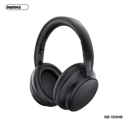 Remax RB-100HB Wireless Foldable Bluetooth Headphones - Black