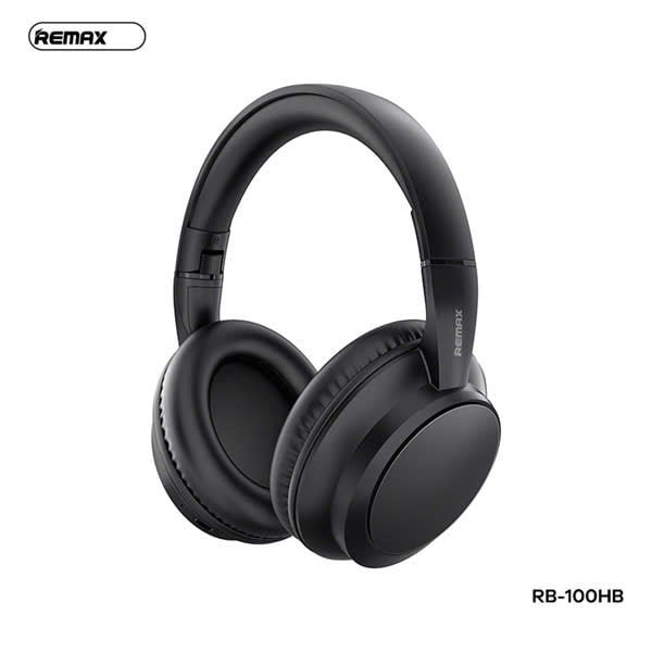 Remax RB-100HB Wireless Foldable Bluetooth Headphones - Black