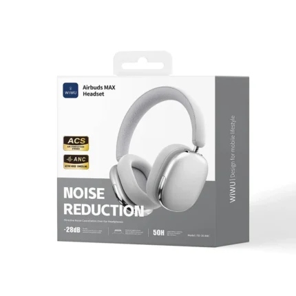 WIWU TD-16 ANC Airbuds MAX Headset - Silver