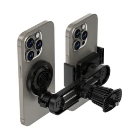 WIWU Wi‐CH060 Gentleman Car Mount Holds Two Phones Simultaneously - Black