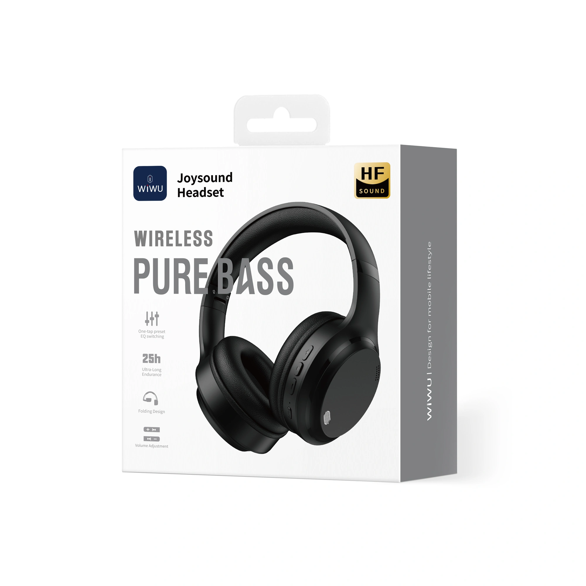 WiWU TD‐11 Joysound Wireless Bluetooth Headset - Black
