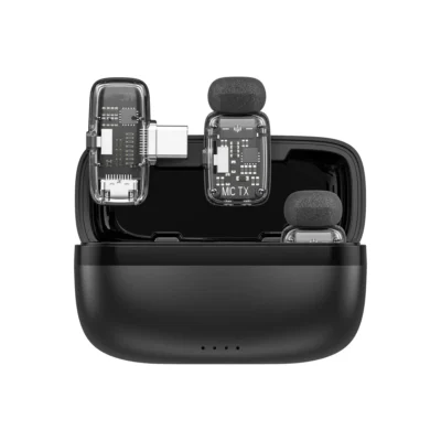 WiWU Wi-WM008 Dual Wireless Lavalier Microphone