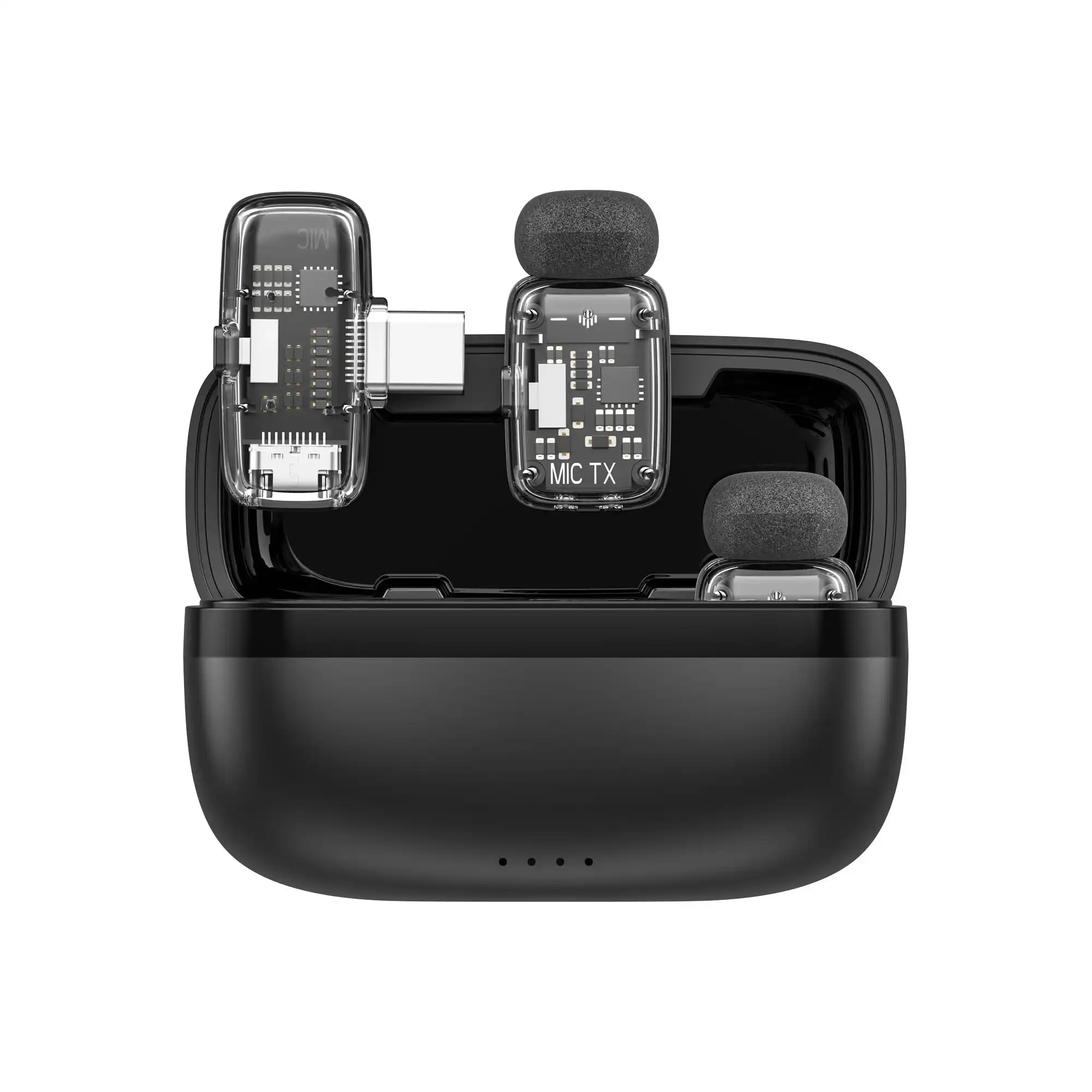 WiWU Wi-WM008 Dual Wireless Lavalier Microphone