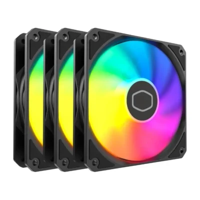 Cooler Master MF120 Lite ARGB 3-Pack 120mm Fan - Black