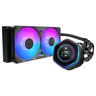 Cooler Master ML 240 Atmos II LCD ARGB CPU Liquid Cooler - Black