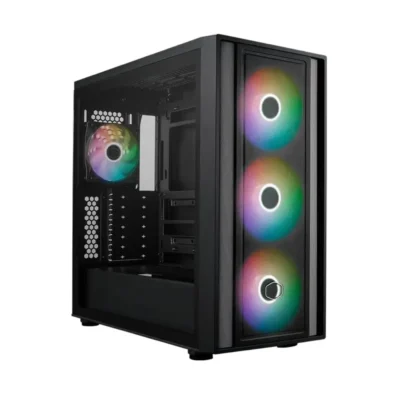 Cooler Master MasterBox 600 Mid Tower Gaming Case - Black