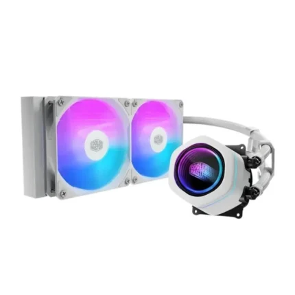 Cooler Master MasterLiquid 240 Core Nex CPU Liquid Cooler 240mm ARGB - White