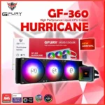 GFURY HURRICAN GF-360 360mm ARGB AIO Liquid Cooler – Black