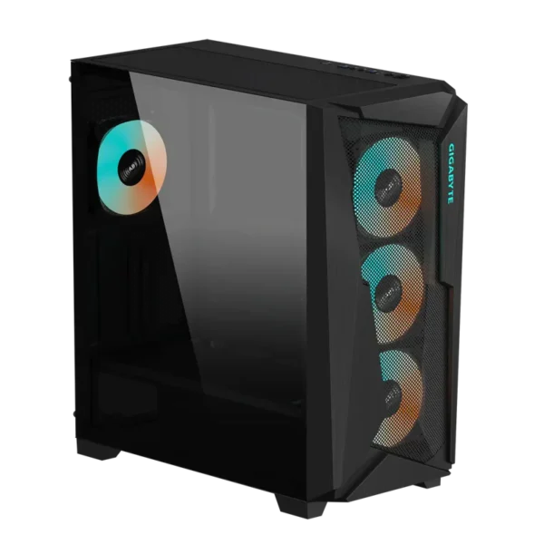 GIGABYTE C301G RGB Fusion with ARGB Connector Gaming Casing - Black