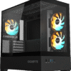GIGABYTE GB-C201P Panoramic Midi-Tower Case with 4 ARGB Fans