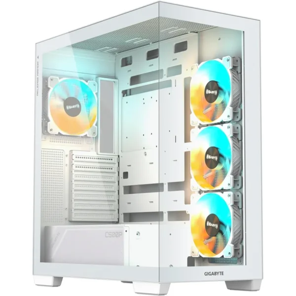 GIGABYTE GB-C500PI Panoramic Stealth Ice Mid-Tower Case