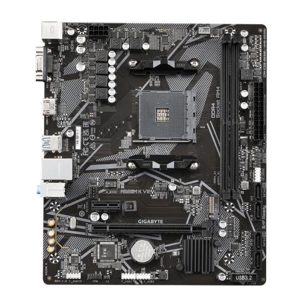 GIGABYTE MB AMD A520M K DDR4 microATX Motherboard