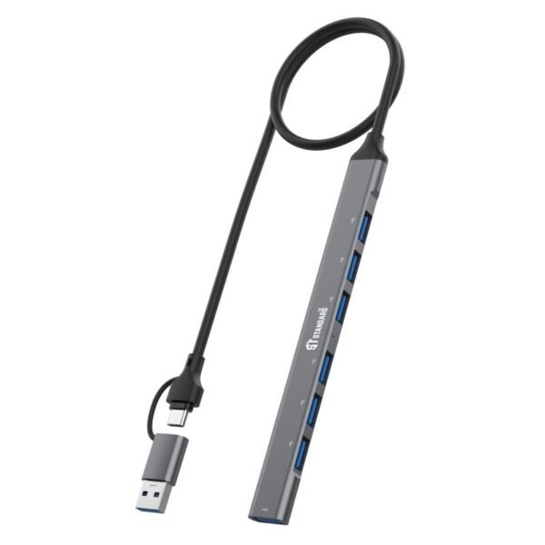 Onten UCA9703S 7-in-2 USB-C / USB-A Hub