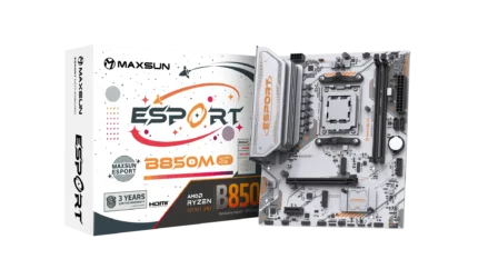 MAXSUN eSport B850M WIFI ICE AM5 DDR5 mATX Motherboard