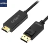 ONTEN DP303 DisplayPort Male to HDMI Male 4K Cable DP to HDMI Cable 1.8M