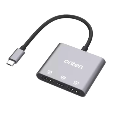 Onten 9175S Type C To Dual HDMI 4K With PD 3.0 Adapter