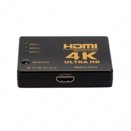 Onten OTN-7593 3-in-1 Out HDMI Splitter Converter 4K Ulta HD Switch