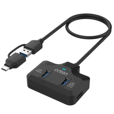 Onten UCA2310 4 in 2 USB-C & USB 3.0 4 Ports Hub