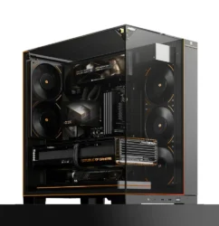 Thermalright TR-A70 Vision ATX Desktop Gaming Case Including 9.16 LCD - Black