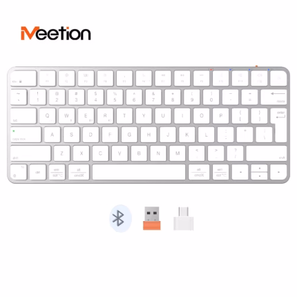 MEETION K210 Wireless Bluetooth Keyboard - White