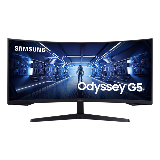 Samsung Odyssey G55T 34" Ultra WQHD 165Hz Curved Gaming Monitor Samsung Odyssey G55T 34" Ultra WQHD 165Hz Curved Gaming Monitor